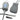 Flat view of the Foredom LX series flex shaft motor, foot pedal, H.30 handpiece, and standard chuck key tool.