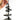 Close-up view of a hand pressing down the lever handle on the Foredom P-DP30 drill press stand.