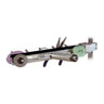 Foredom peg arm organizer holding a flex shaft handpiece, abrasive wheels, and pliers.