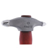 Close-up view of Fretz HMR-5 small embossing hammer head showing 5mm and 3mm domed faces