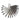 Fan-out view of stainless steel gemstone measuring gauge blades with millimeter markings.