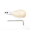 Glardon Vallorbe AL4101 67mm adjustable graver handle with steel ferrule twin set screws and Allen key.