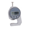Front view of a handheld digital thickness gauge with an LCD screen showing a reading of 0.00mm.