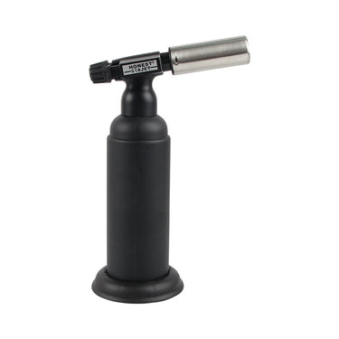 Side view of HONEST 518JET soldering microtorch showing model logo and ignition knob.