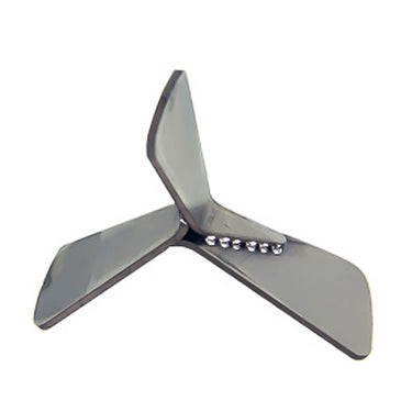 Low angle perspective view of a titanium jewelry soldering trivet support stand