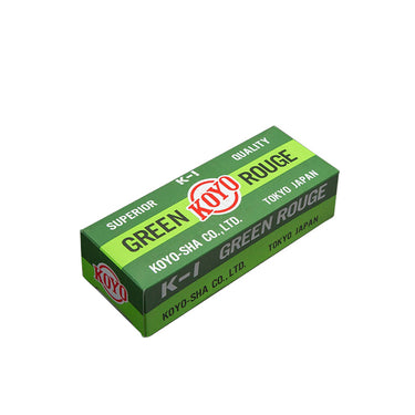 Original packaging box of KOYO Green Rouge K-1 high-quality jewelry polishing compound.