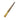 Gold anodized aluminum light ring stick mandrel with blue HK sizing scale displayed diagonally.