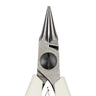 Top view of Lindstrom 7590 Supreme Series round nose pliers with precision tips.
