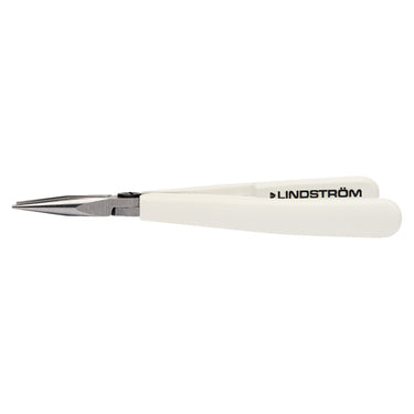 Side profile of Lindstrom 7890 plier showing the slim head and high-precision joint.