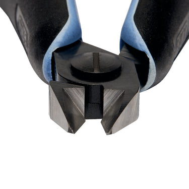 Close-up angled view of the Lindstrom RX 8143 micro-bevel cutting blades.