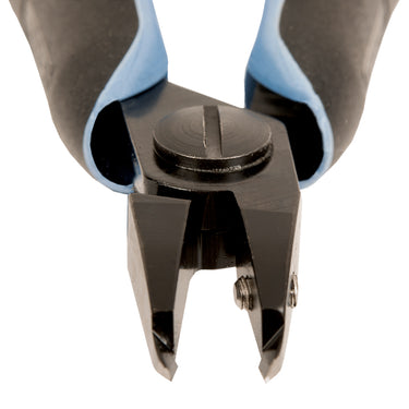 Close-up angled view of the Lindstrom RX8234A micro tip cutting blades.