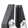 Close-up of Maun flat nose parallel plier showing the anti-slip serrated steel jaws.