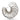 Silver metal bangle sizing rings spread out into a decorative heart-like shape on a white background.