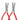 NIQUA Antilope German 145mm flat nose pliers pair comparing smooth and serrated springless models.