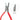 NIQUA Antilope 140mm pliers 04-038-133 showing protective nylon jaw insert and red handles.