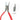 NIQUA Antilope 130mm pliers 04-036-133 showing non-marring nylon flat jaw and steel round cone.