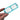 Hand holding a blue Optivisor replacement optical glass lens plate number 7.