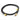 Coiled black rubber replacement gas hose with attached brass nuts on both ends for the ORCA M75 torch kit