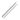 Two individual sharp pointed Orion tungsten welding electrodes of varying thicknesses.