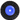 ORO superior rotary cleaning brush with dense black bristles and a solid blue plastic center hub.