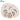 Various sizes of ORO white muslin buffs from 2.5 to 8 inches for fine jewelry mirror finishing.