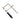 Fully extended view of the OSCAR Indian adjustable jeweler's saw frame showcasing the sliding depth bar.