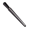 Black plastic ring sizer stick mandrel featuring US and multi-national graduation measurement scales.
