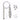 Pneumatic hammer handpiece set with air hose adapter, replacement springs, and rubber seal rings.