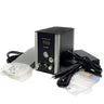 HH-AT02 pneumatic jewelry engraver machine set with micromotor handpiece, pedal, and tools.
