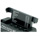 Close-up of the integrated gemstone refractive index reference chart on the cover.