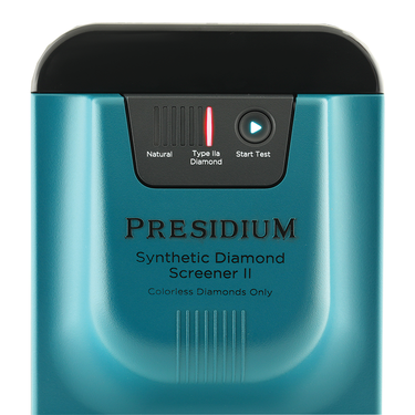 Presidium SDS II with the red "Type IIa Diamond" (Synthetic) indicator light on.