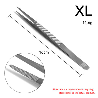 Regine 16cm extra large tip XL locking diamond tweezer with alignment groove.
