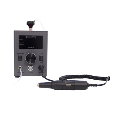 SmartPro Air Do X pneumatic graver control unit displayed with micromotor handpiece.