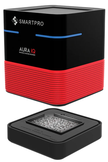 SmartPro Aura IQ front view showing loose stone tray.