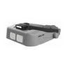 SmartPro OptiLoupe LED Headband Magnifier shown from a front angle, featuring dual lenses and a top LED light.