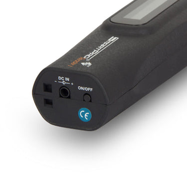 Rear view of SmartPro Reader-I showing DC input port and on-off switch.