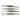 Stainless Steel Tweezer Set of 4pcs