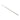 Diagonal perspective view of a single titanium jewelry soldering pick showcasing its lightweight design.