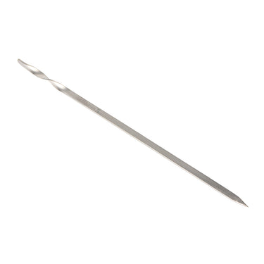 Diagonal perspective view of a single titanium jewelry soldering pick showcasing its lightweight design.