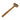 A Stuccler leathersmith rawhide mallet positioned diagonally, pointing toward the top right against a white background.