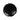 Overhead view of a round black leather Stuccler sandbag for shock absorption during metalwork.