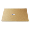 Flat top view of a large rectangular Stuccler Skamolex heat reflective soldering board for jewelry welding