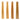 A line of four Stuccler wooden bracelet mandrels standing vertically in round, oval, hexagonal, and square profiles.