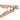 Gold ring securely locked inside circular slot of Stuccler wooden clamp for interior polishing.