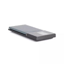 Side profile view showing the slim, portable design of the Tanita 1479J2 digital pocket scale.