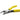 Low-angle perspective view of King TTC PN-150 precision flush cutting diagonal nipper blades.