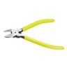 King TTC PN-150 diagonal nipper cutting pliers with yellow vinyl handles and open blades.