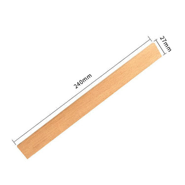 Dimension diagram for a wood sanding stick showing a length of 240mm and a width of 27mm