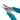 Angled view of Xuron 410 polished flush cutter with blades open for precision cutting.
