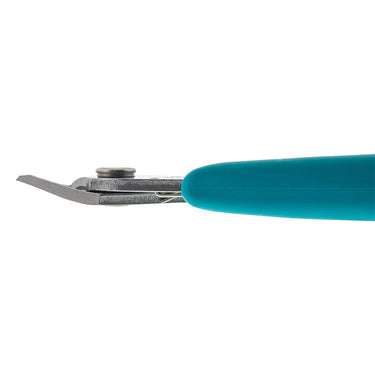 Side profile of Xuron 410 showing the polished blade and ultra-slim head design.